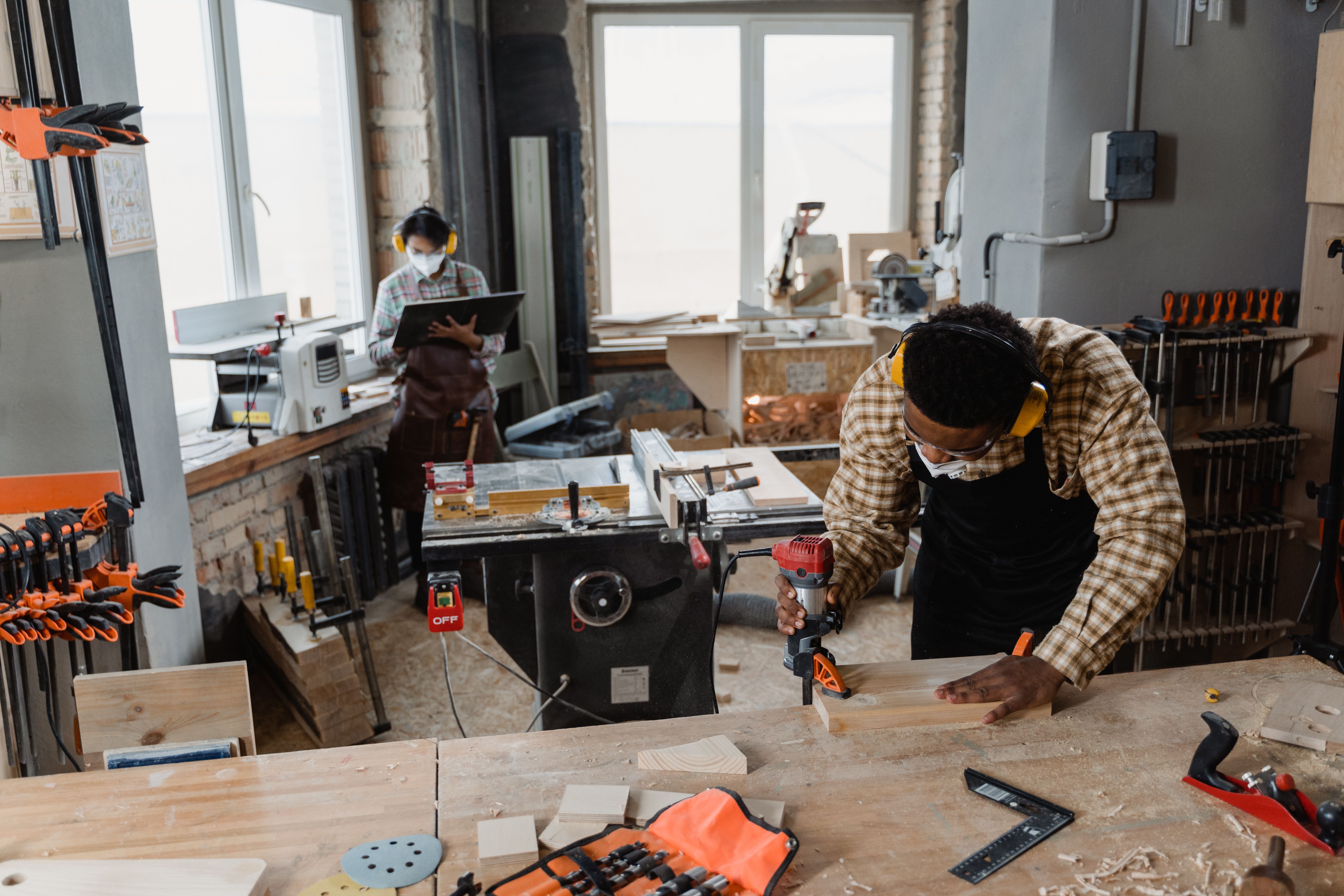 Practical learning — hands on real equipment